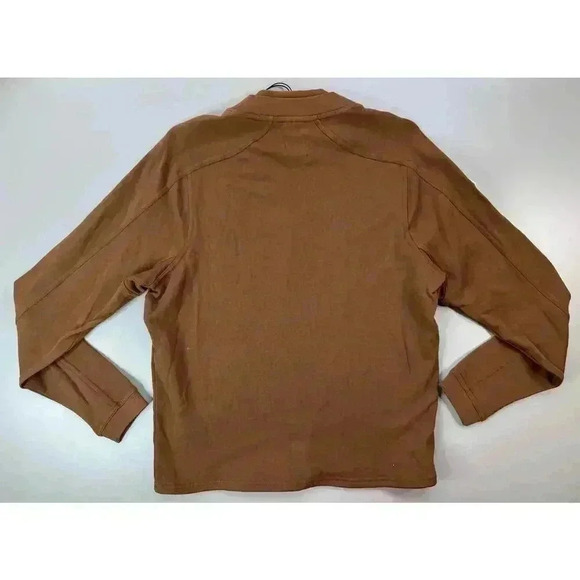 Prana NWT SnakeBite XS Gender Neutral Sweatshirt Tan Brown Outdoor Hike Workout - Picture 7 of 14